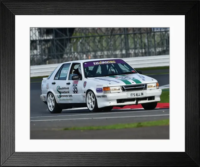 Framed Print : CM21 6287 Stephen Field, Saab 9000 T16 Framed Print : CM21 6287 Stephen Field, Saab 9000 T16