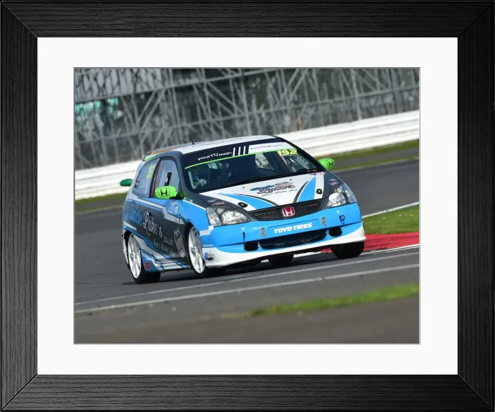 Framed Print : CM21 6256 Luke Allen, Honda Civic Type R