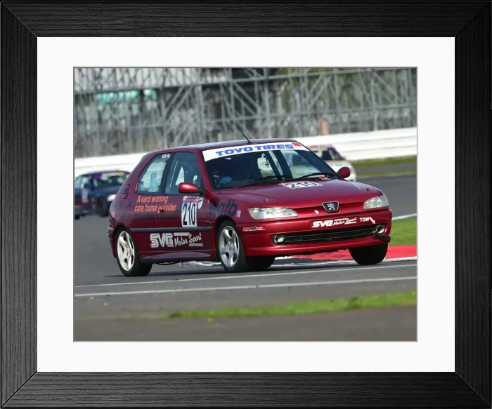 Framed Print : CM21 6213 Rahim Baloo, Peugeot 306 GTi