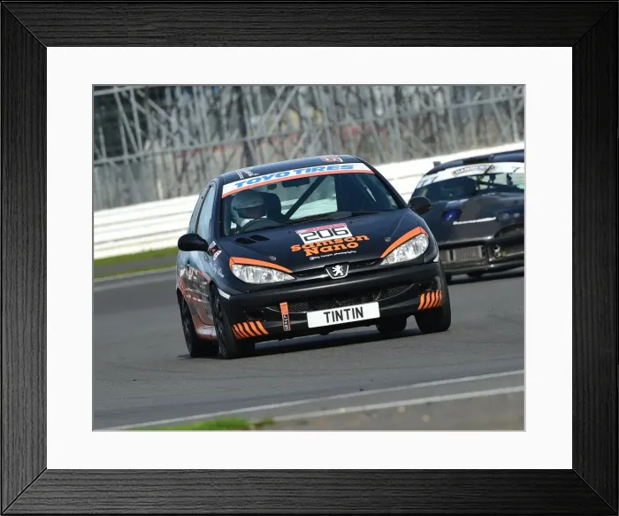 Framed Print : CM21 6190 Marcus Lambert, Peugeot 206 GTi 180 Framed Print : CM21 6190 Marcus Lambert, Peugeot 206 GTi 180