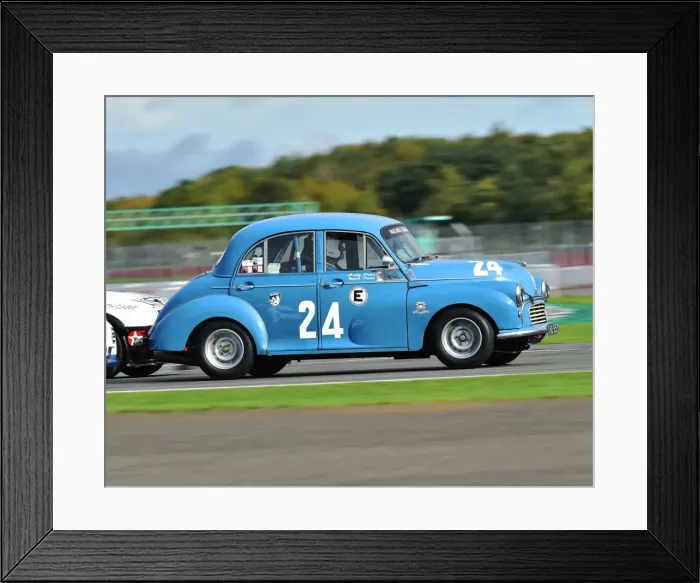 Framed Print : CM21 6053 Andrew Cross, Morris Minor Bluebell Framed Print : CM21 6053 Andrew Cross, Morris Minor Bluebell