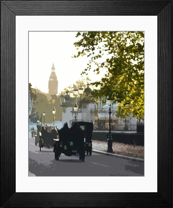 Framed Print : CM21 7720 Down Constitution Hill towards Big Ben Framed Print : CM21 7720 Down Constitution Hill towards Big Ben