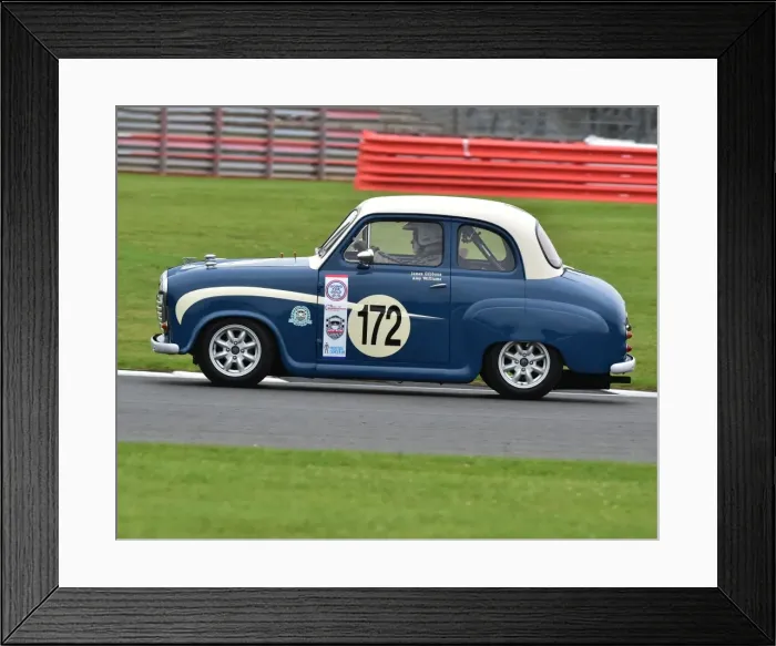 Framed Print : CM20 3734 Amy Williams, James Gibbons, Austin A35 Academy Framed Print : CM20 3734 Amy Williams, James Gibbons, Austin A35 Academy