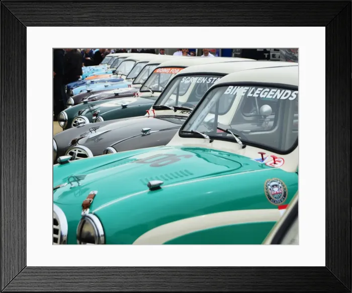 Framed Print : CJ6 9496 Freddie Spencer, Nick Powell, Austin A35 Academy Framed Print : CJ6 9496 Freddie Spencer, Nick Powell, Austin A35 Academy