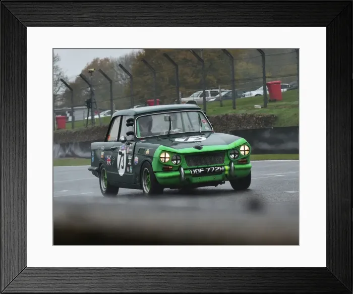 Framed Print : CM21 8248 John Davies, Triumph Vitesse Saloon Framed Print : CM21 8248 John Davies, Triumph Vitesse Saloon