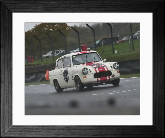 Framed Print : CM21 8184 Alex Williams, Roger Skipp, Ford Anglia 105E Framed Print : CM21 8184 Alex Williams, Roger Skipp, Ford Anglia 105E