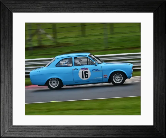 Framed Print : CM21 8434 Martin Lucock, Ford Escort Mk1 RS2000