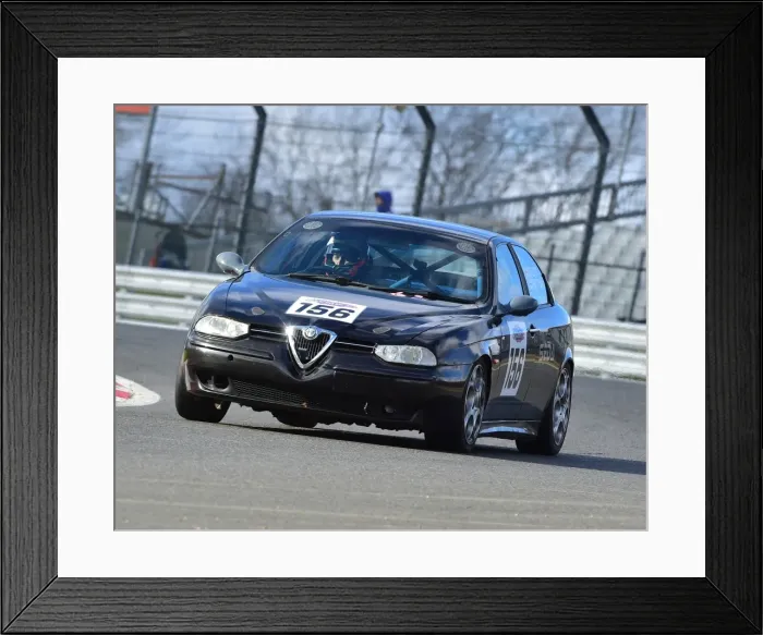 Framed Print : CM21 9349 Peter Hutton, Tony Talbot, Alfa Romeo 156 Framed Print : CM21 9349 Peter Hutton, Tony Talbot, Alfa Romeo 156