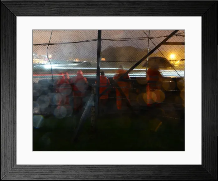Framed Print : CJ7 0867 Marshals at work