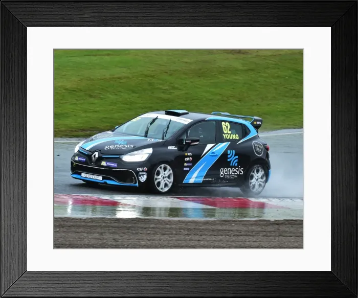 Framed Print : CM22 0598 Jack Young, Renault Clio Cup 4 UK Framed Print : CM22 0598 Jack Young, Renault Clio Cup 4 UK