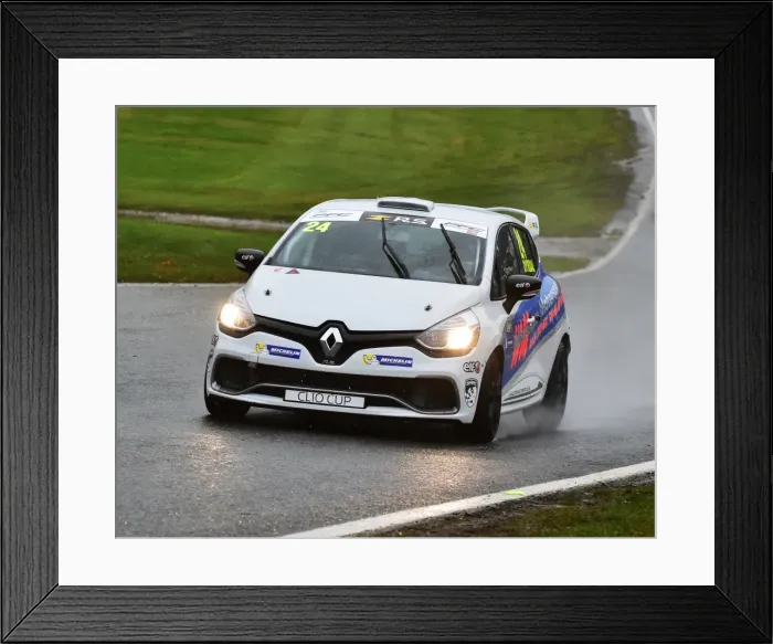 Framed Print : CM22 0570 Will Dyrdal, Renault Clio Cup 4 UK Framed Print : CM22 0570 Will Dyrdal, Renault Clio Cup 4 UK