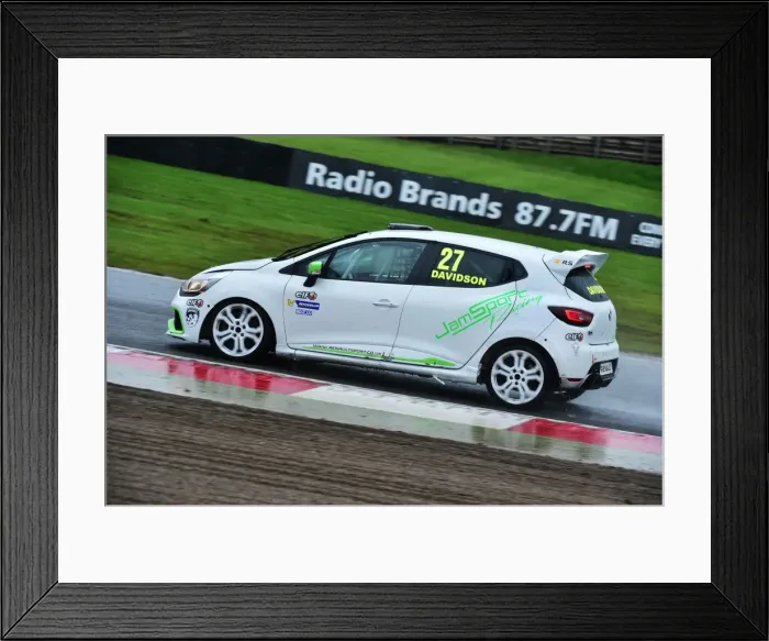 Framed Print : CM22 0591 Jack Davidson, Renault Clio Cup 4 UK Framed Print : CM22 0591 Jack Davidson, Renault Clio Cup 4 UK