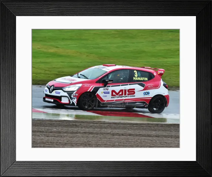 Framed Print : CM22 0604 Lorcan Hanafin, Renault Clio Cup 4 UK Framed Print : CM22 0604 Lorcan Hanafin, Renault Clio Cup 4 UK