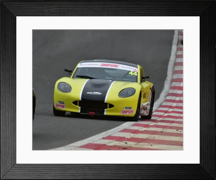 Framed Print : CM22 0339 Fin Green, Ginetta Junior Framed Print : CM22 0339 Fin Green, Ginetta Junior