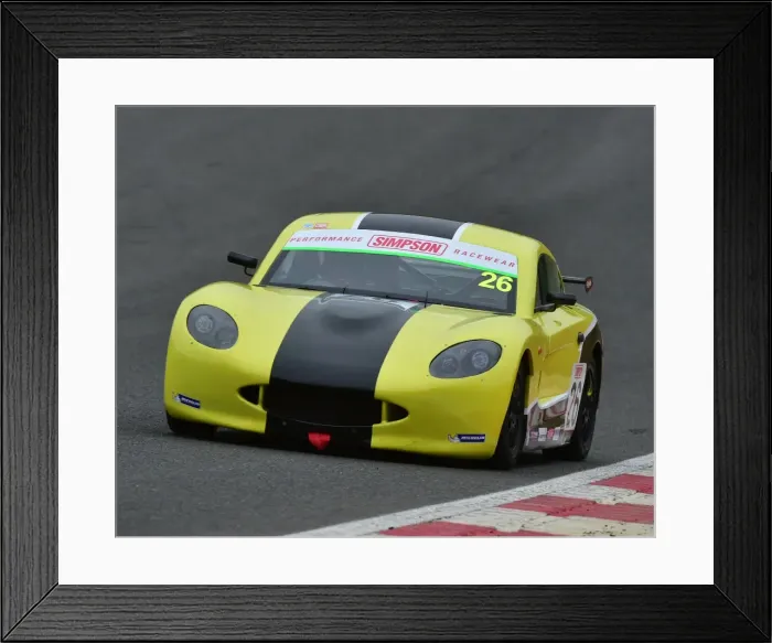 Framed Print : CM22 0317 Brandon Martland, Ginetta Junior Framed Print : CM22 0317 Brandon Martland, Ginetta Junior