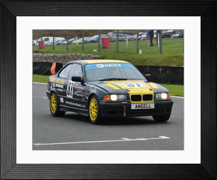 Framed Print : CM22 0287 Ken Angell, BMW E36 328i