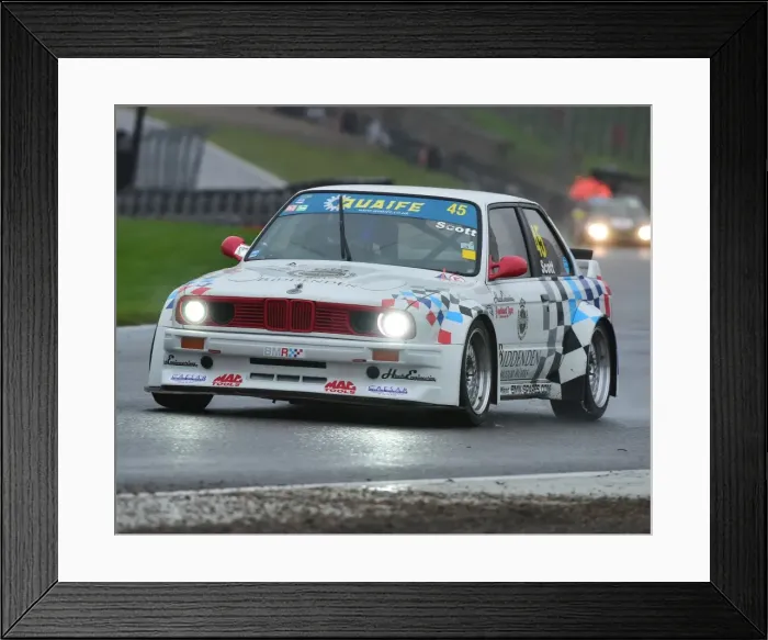 Framed Print : CM22 0713 Martyn Scott, Paul Watson, BMW E30