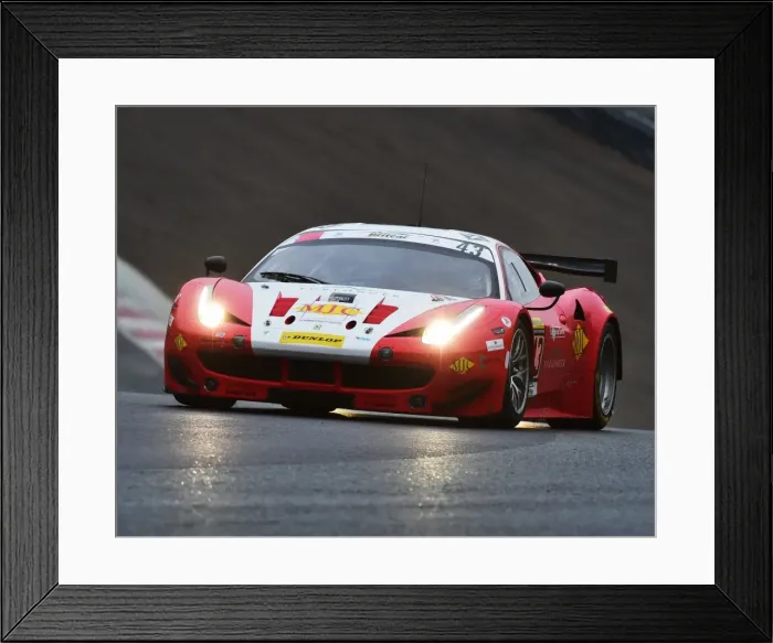 Framed Print : CM22 0544 Ross Wylie, Witold Gamski, Ferrari 458 GTE Framed Print : CM22 0544 Ross Wylie, Witold Gamski, Ferrari 458 GTE