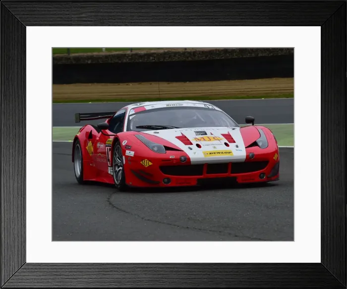 Framed Print : CM22 0190 Ross Wylie, Witold Gamski, Ferrari 458 GTE Framed Print : CM22 0190 Ross Wylie, Witold Gamski, Ferrari 458 GTE