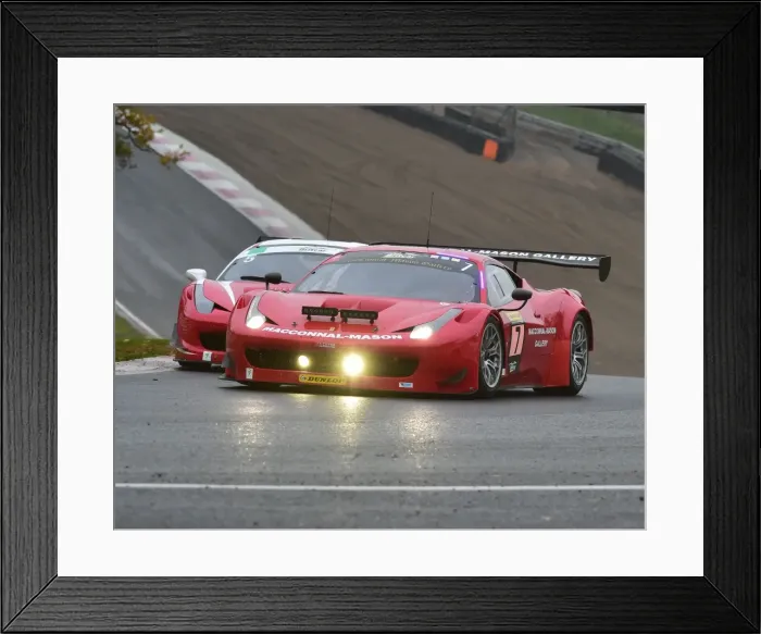 Framed Print : CM22 0494 David Mason, Calum Lockie, Ferrari 458 GT3 Framed Print : CM22 0494 David Mason, Calum Lockie, Ferrari 458 GT3