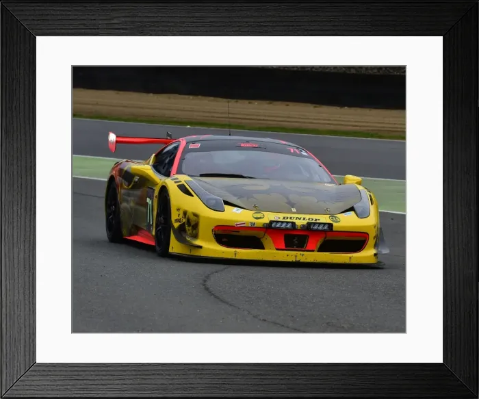 Framed Print : CM22 0183 Neil Garnham, Matt le Breton, Rob Young, Ferrari 458 Challenge Framed Print : CM22 0183 Neil Garnham, Matt le Breton, Rob Young, Ferrari 458 Challenge