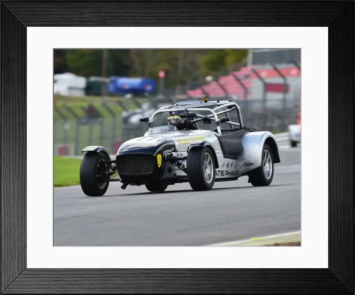 Framed Print : CM21 9225 Alan Pegram, Caterham 7 Framed Print : CM21 9225 Alan Pegram, Caterham 7