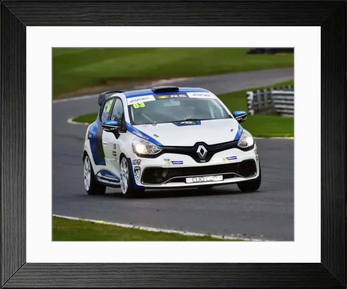 Framed Print : CM21 9538 Alexander Tait, Richard Clarke, Renault Clio Framed Print : CM21 9538 Alexander Tait, Richard Clarke, Renault Clio