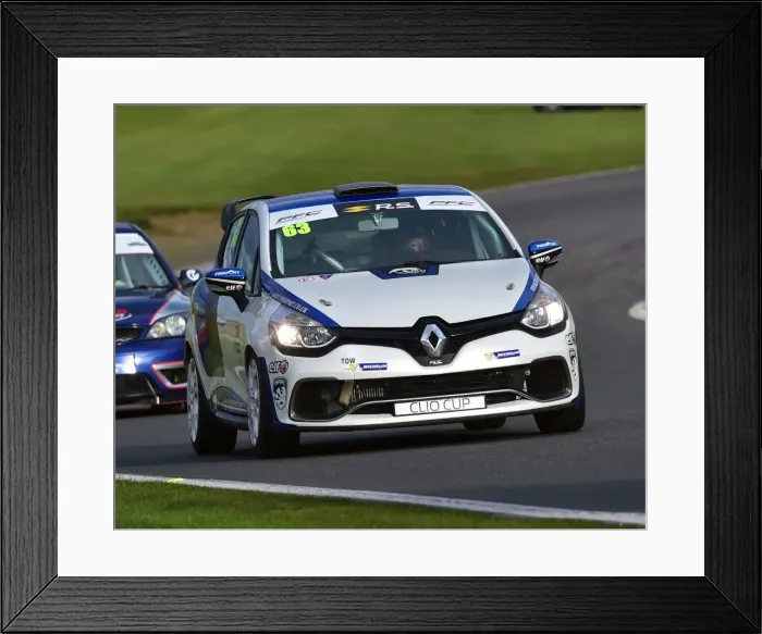 Framed Print : CM21 9743 Alexander Tait, Richard Clarke, Renault Clio