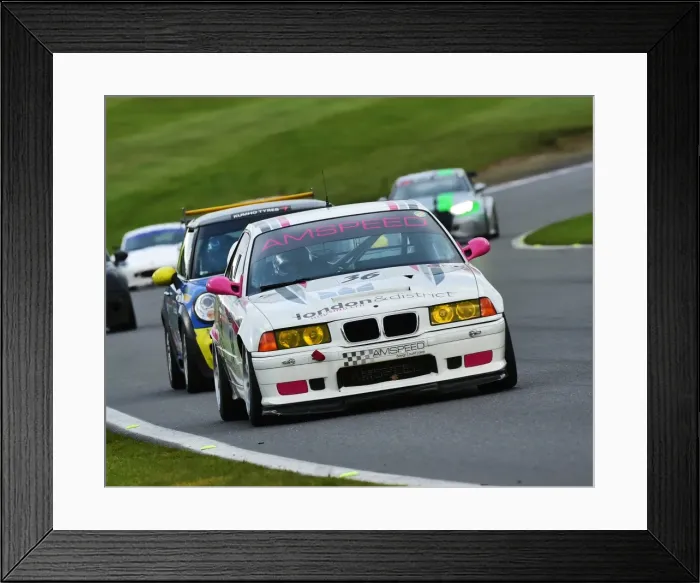 Framed Print : CM21 9600 Mark Smith, David Cuff, , BMW M3 Evo E36