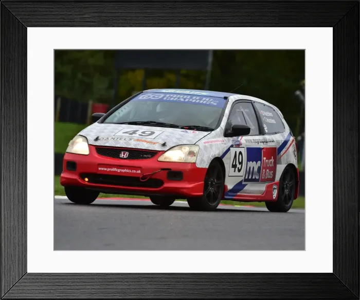 Framed Print : CM21 9004 David Hutchins, Tom Hutchins, Honda Civic Type R