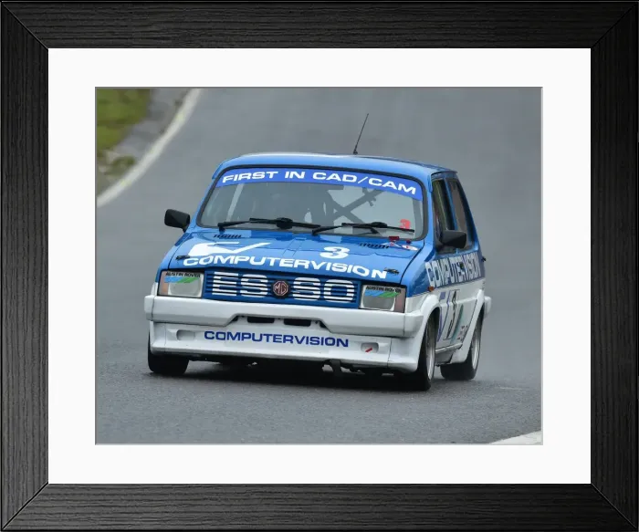 Framed Print : CM21 8531 Ray Kershberg, Nick Boon, Austin Metro MG Framed Print : CM21 8531 Ray Kershberg, Nick Boon, Austin Metro MG