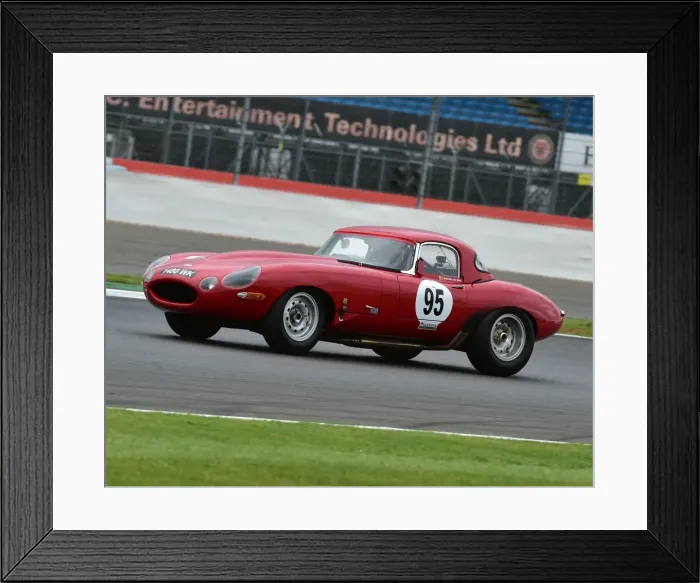 Framed Print : CM20 3090 Timothy de Silva, Jaguar E-Type Framed Print : CM20 3090 Timothy de Silva, Jaguar E-Type