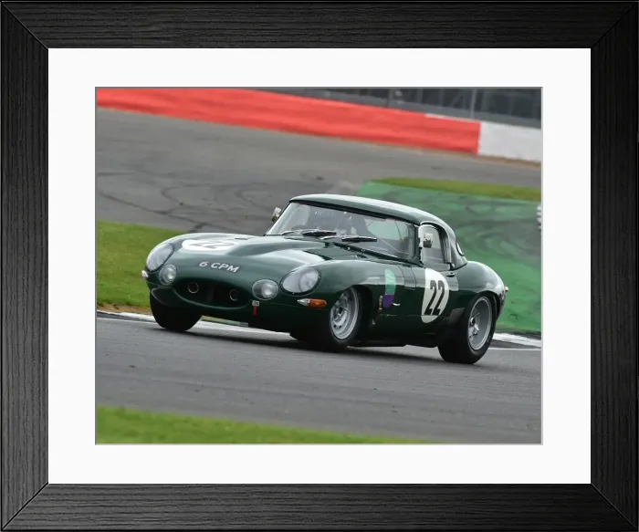 Framed Print : CM19 2706 Read Gomm, Andrew Keith Lucas, Jaguar E-Type, Low Drag Framed Print : CM19 2706 Read Gomm, Andrew Keith Lucas, Jaguar E-Type, Low Drag