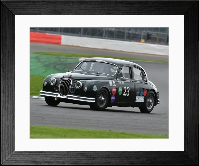 Framed Print : CM20 3608 Roger Cope, Jaguar Mk1 Framed Print : CM20 3608 Roger Cope, Jaguar Mk1
