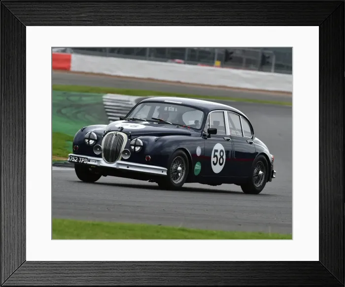 Framed Print : CM20 3602 Derek Pearce, Tom Lenthall, Jaguar Mk2 Framed Print : CM20 3602 Derek Pearce, Tom Lenthall, Jaguar Mk2