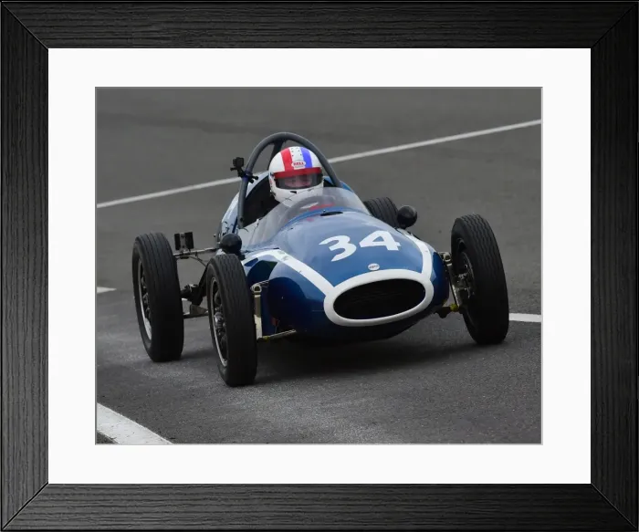 Framed Print : CM20 4640 John Bussey, Cooper T43 Framed Print : CM20 4640 John Bussey, Cooper T43