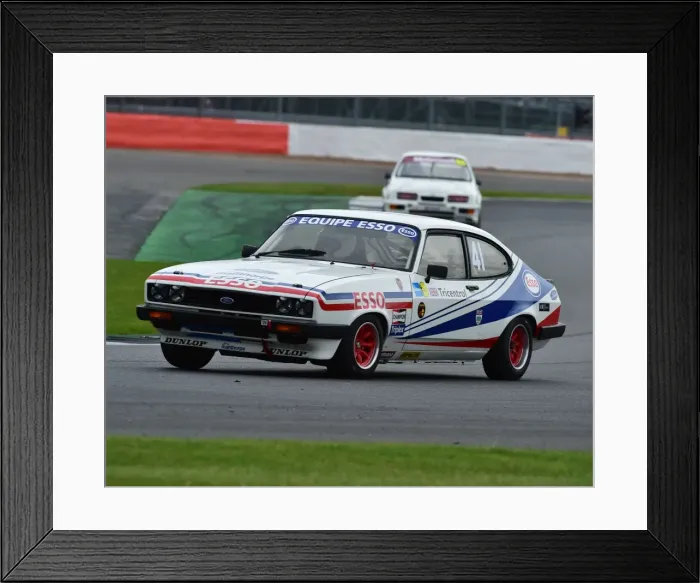 Framed Print : CM20 3542 George Pochciol, Ford Capri Framed Print : CM20 3542 George Pochciol, Ford Capri
