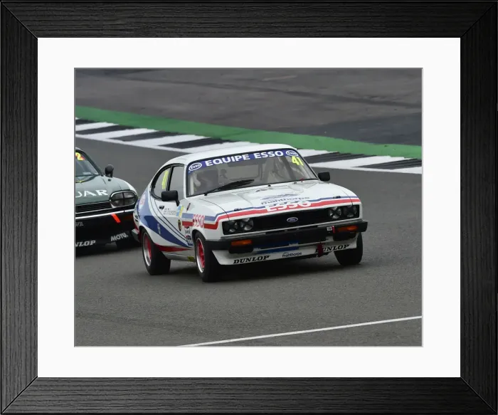Framed Print : CM20 4695 George Pochciol, Ford Capri Framed Print : CM20 4695 George Pochciol, Ford Capri