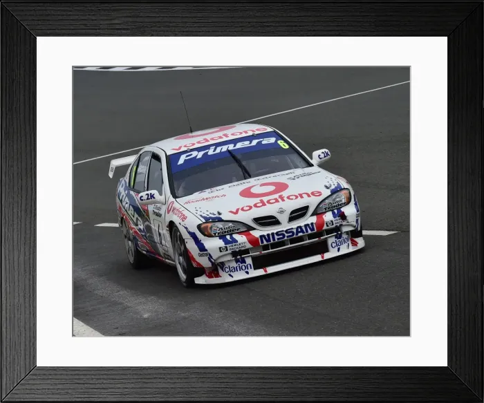 Framed Print : CM20 4918 Dave Jarman, Nissan Primera Framed Print : CM20 4918 Dave Jarman, Nissan Primera