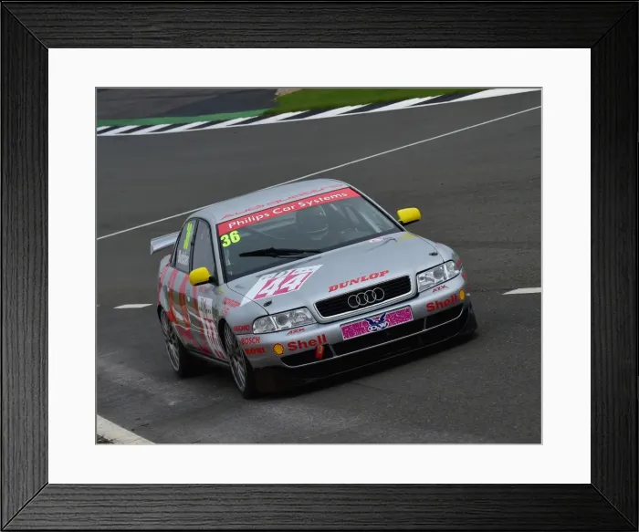 Framed Print : CM20 4919 Keith Butcher, Audi A4 Framed Print : CM20 4919 Keith Butcher, Audi A4