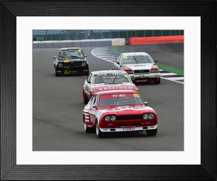 Framed Print : CM20 4721 Ric Wood, Ford Capri Framed Print : CM20 4721 Ric Wood, Ford Capri