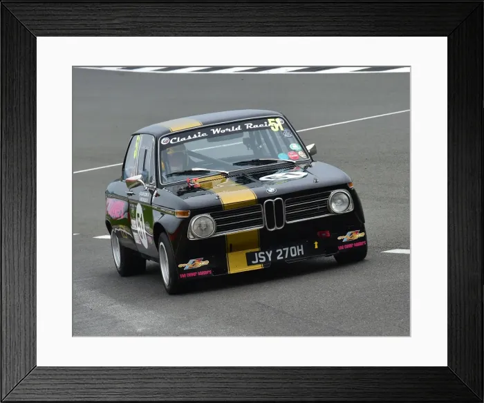 Framed Print : CM20 4925 Mike Wilds, BMW 2002 Ti