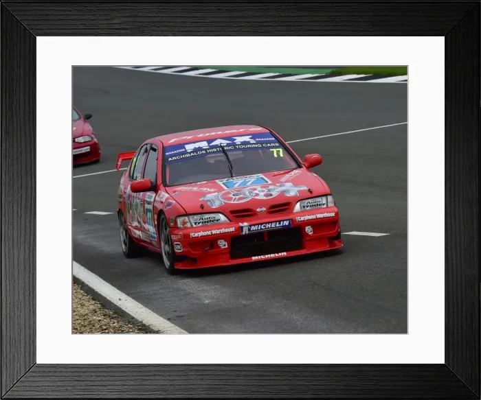 Framed Print : CM20 4928 Phil Mauger, Nissan Primera Framed Print : CM20 4928 Phil Mauger, Nissan Primera