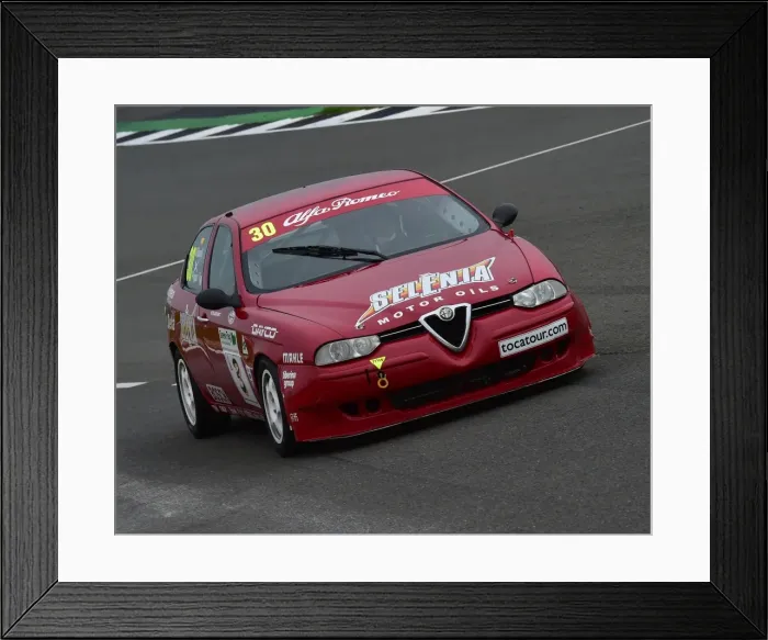 Framed Print : CM20 4929 John Pearson, Alfa Romeo 156 Framed Print : CM20 4929 John Pearson, Alfa Romeo 156