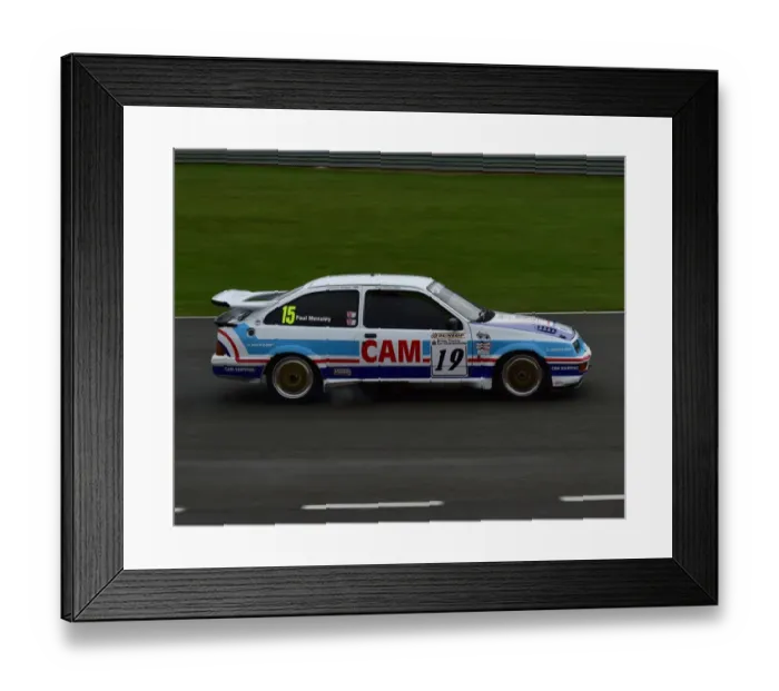 Framed Print : CM20 4906 Paul Mensley, Ford Sierra RS500 Framed Print : CM20 4906 Paul Mensley, Ford Sierra RS500