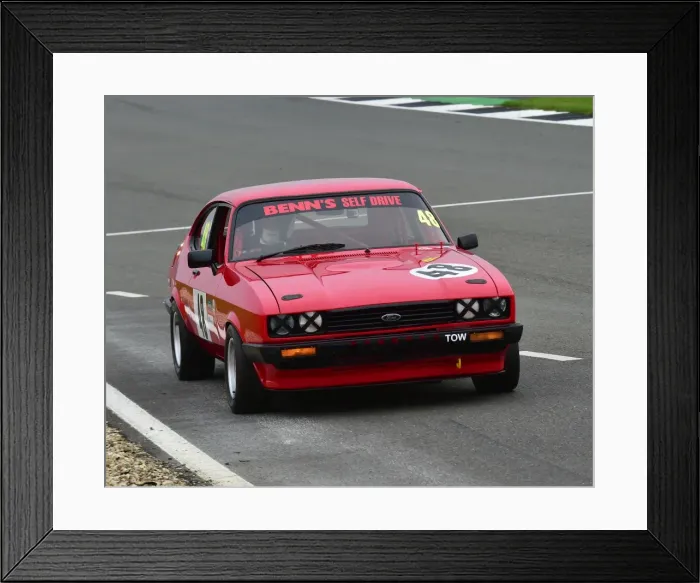 Framed Print : CM20 4943 Robin Benn, Ford Capri Framed Print : CM20 4943 Robin Benn, Ford Capri