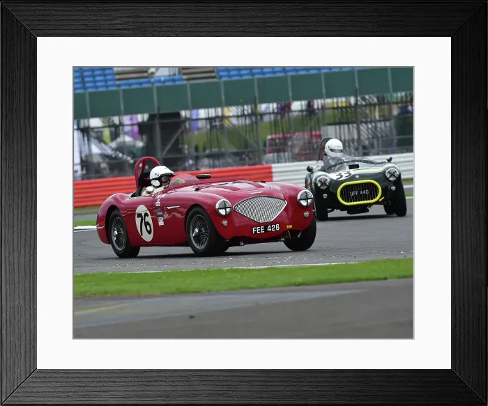 Framed Print : CM20 2638 Mike Knight, Jeremy Welch, Austin Healey 100 Framed Print : CM20 2638 Mike Knight, Jeremy Welch, Austin Healey 100