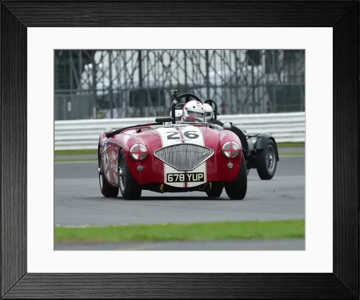 Framed Print : CM20 2606 Jonathan Abecassis, Richard Woolmer, Austin Healey 100-4 Framed Print : CM20 2606 Jonathan Abecassis, Richard Woolmer, Austin Healey 100-4