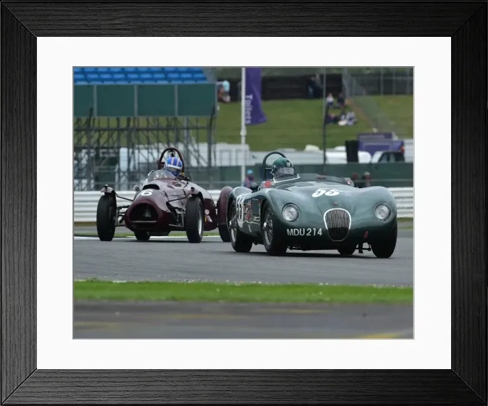 Framed Print : CM20 2602 Andy Wallace, Nigel Webb, Jaguar C-Type Framed Print : CM20 2602 Andy Wallace, Nigel Webb, Jaguar C-Type