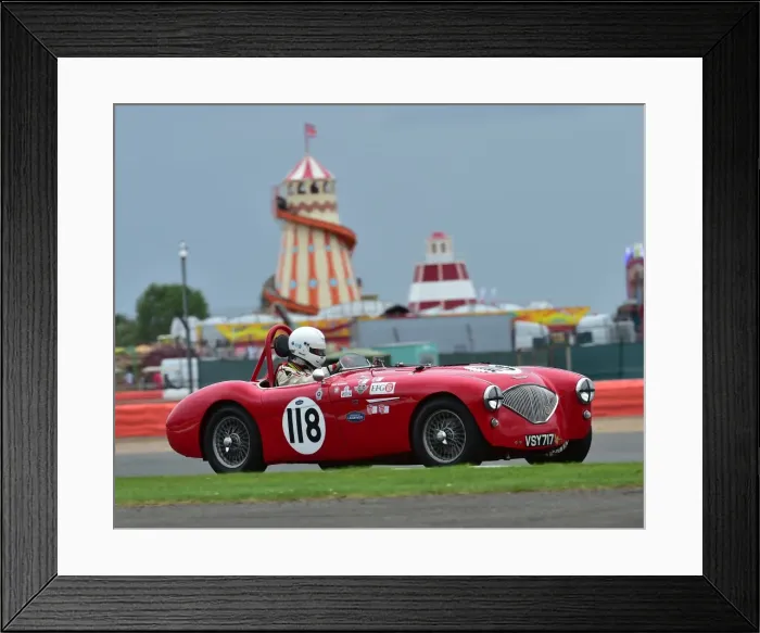 Framed Print : CM20 2554 Tarek Mahmoud, Gregoire Audi, Austin Healey 100M Framed Print : CM20 2554 Tarek Mahmoud, Gregoire Audi, Austin Healey 100M